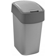 CURVER FLIP BIN billenő fedeles szemetes 25L, ezüst/szürke 186157 (02171-686)