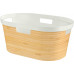 CURVER INFINITY 39L kosár tiszta ruhák számára 58,5 x 38,5 x 26,5 cm bambusz 232119