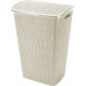 CURVER MY STYLE rattan szennyestartó 55L, krém 216582 (00713-885)