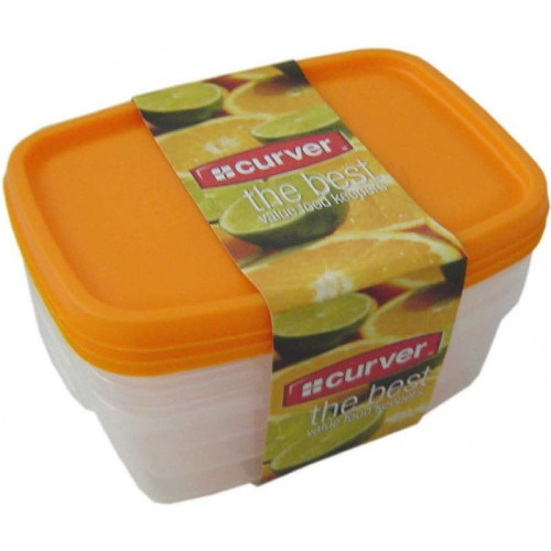 CURVER TAKE AWAY FOODK 3 x 1,2 l, 14 x 19,5 x 11,5 cm, 07610-729