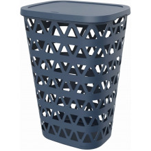 CURVER OCEANA 55L Szennyestartó 42,6 x 34,5 x 60,1 cm, kék (00520-Z99) 271181