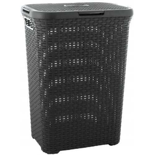 CURVER STYLE 60L Szennyestartó 44,8 x 61,5 x 34,1 cm, sötétszürke (00707-308) 189211