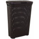 CURVER STYLE rattan hatású szennyestartó 40L, sötétbarna 193009 (00709-210)