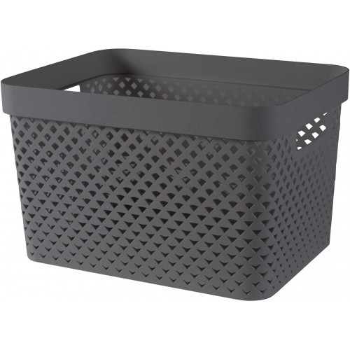 CURVER PURE 17L Kosár 35,5 x 26,2 x 21,9 cm, szürke (01420-G43) 263504 CURVER PURE 17L Kosár 35,5 x 26,2 x 21,9 cm, szürke (01420-G43) 263504