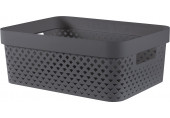 CURVER PURE 11L Kosár 35,6 x 26,6 x 13,6 cm, szürke (01421-G43) 263512