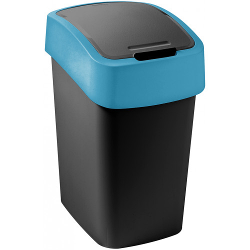 CURVER FLIP BIN billenő fedeles szemetes 9L, fekete/kék 263989 (02170-280) CURVER FLIP BIN billenő fedeles szemetes 9L, fekete/kék 263989 (02170-280)