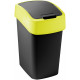CURVER FLIP BIN billenő fedeles szemetes 9L, fekete/sárga 263986 (02170-E64)