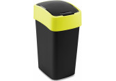 CURVER FLIP BIN billenő fedeles szemetes 25L, fekete/sárga 263990 (02171-E64)
