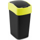 CURVER FLIP BIN billenő fedeles szemetes 25L, fekete/sárga 263990 (02171-E64)