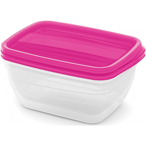 CURVER VEDO 2x1,3L Ételtartó szett 20 x 14 x 8 cm, rózsaszín (03510-251) 261262