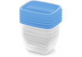CURVER VEDO 5x0,25L Ételtartó szett 11 x 9 x 6 cm, kék (03844-051) 261263