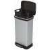 CURVER DECO BIN DUO 23L+23L szemetes, 39 x 29 x 72 cm, ezüst (08680-582) 252026