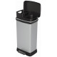 CURVER DECO BIN DUO 23L+23L szemetes, 39 x 29 x 72 cm, ezüst (08680-582) 252026