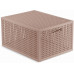 CURVER KAYA M 20L Tárolódoboz 37,6 x 30 x 20,7 cm, púder (17213763) 261327