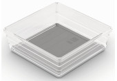 KIS SISTEMO 6 rendszerező, 15 x 15 x 5 cm, átlátszó/szürke (10015-A94) 244692