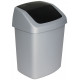 CURVER SWING BIN billenő fedeles szemetes 15L, szürke 167908 (03985-373)