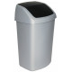 CURVER SWING BIN billenő fedeles szemetes 50L, szürke 167909 (03987-373)