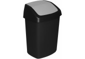 CURVER SWING BIN billenő fedeles szemetes 25L, fekete 229392 (03986-Y09)