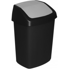 CURVER SWING BIN billenő fedeles szemetes 25L, fekete 229392 (03986-Y09)