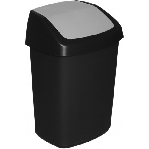 CURVER SWING BIN billenő fedeles szemetes 25L, fekete 229392 (03986-Y09)