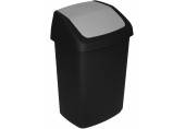 CURVER SWING BIN billenő fedeles szemetes 10L, fekete 229421 (03984-Y09)