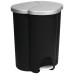 CURVER TRIO PEDAL BIN pedálos szelektív szemetes 40L, fekete 254540 (03942-26)