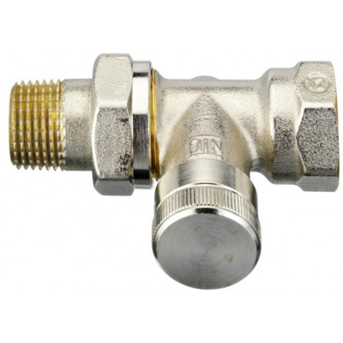 DANFOSS RLV-15 radiátor visszatérő szelep, 1/2" egyenes 003L0143