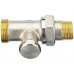 Danfoss RLV-S 1/2" radiátor visszatérő egyenes KM 3/4"003L0354