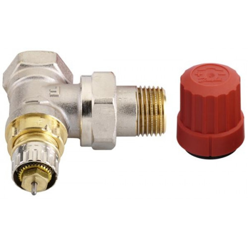 Danfoss RA-N15 Radiátorszelep beépített előbeállítással 1/2", sarok 013G0013