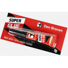 DEN BRAVEN Super Glue pillanatragasztó, 3 g 50700RL