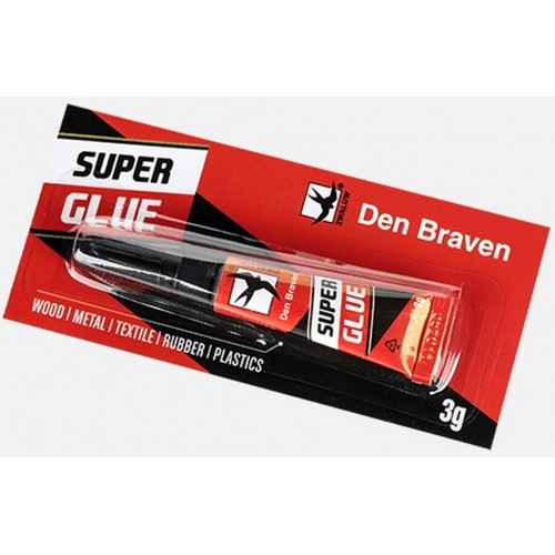 DEN BRAVEN Super Glue pillanatragasztó, 3 g 50700RL DEN BRAVEN Super Glue pillanatragasztó, 3 g 50700RL