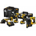 DeWALT DCK422P3T Akkus gépszett DCD796+DCH273+DCF887+DCG405+3 x 5,0 Ah+DCB115