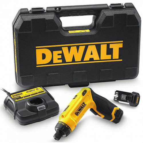 DeWALT DCF680G2-QW Akkus mozgás aktivált csavarbehajtó 1/4" (4Nm/7,2V/2x1,0Ah) koffer