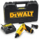 DeWALT DCF680G2-QW Akkus mozgás aktivált csavarbehajtó 1/4" (4Nm/7,2V/2x1,0Ah) koffer