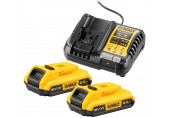 DeWALT DCB1104D2-QW Akkumulátor és töltő szett XR (18V/2x2,0Ah)