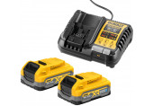 DeWALT DCB1104S2-QW Akku és töltp szett PowerStack (18V/2x3,5Ah) + töltő