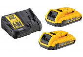 DeWALT DCB115D2-QW XR Akkumulátor és töltő szett DCB115 + 18V 2x2,0Ah