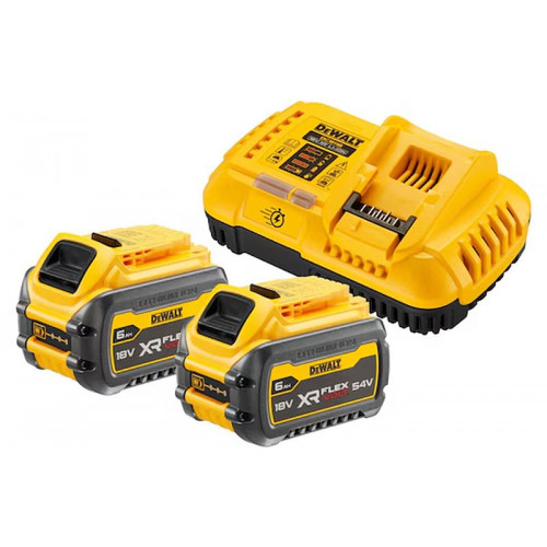 DeWALT DCB118T2-QW Akkumulátor és töltő szett XR FlexVolt DCB118 + 2x DCB546 (54V/6,0Ah)