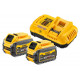 DeWALT DCB118T2-QW Akkumulátor és töltő szett XR FlexVolt DCB118 + 2x DCB546 (54V/6,0Ah)