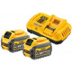 DeWALT DCB118X2-QW Akkumulátor és töltő szett XR FlexVolt DCB118 + 2x DCB547 (54V/9,0Ah)