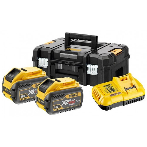 DeWALT DCB118Y2T-QW XR Flexvolt akku szett, 54V/18V (2db 12Ah akku, 1db 8A töltő)