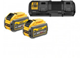 DeWALT DCB132X2-QW XR FLEXVOLT 54 V készlet (2× 9,0 Ah akkumulátor + dupla töltő DCB132)