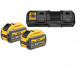 DEWALT XR 54 V készlet: 2× 9,0 Ah FLEXVOLT akkumulátor+kettős töltő DCB132X2-QW