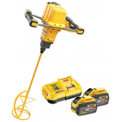 DeWALT DCD240X2-QW Akkus keverőgép 160mm, M14, XR FlexVolt 54V, (2x9,0Ah)