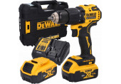 DeWALT DCD709P2T akkumulátoros ütvefúró-csavarozó 65 Nm (18V/2×5,0Ah) TSTAK kofferben