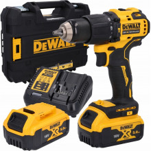 DeWALT DCD709P2T akkumulátoros ütvefúró-csavarozó 65 Nm (18V/2×5,0Ah) TSTAK kofferben