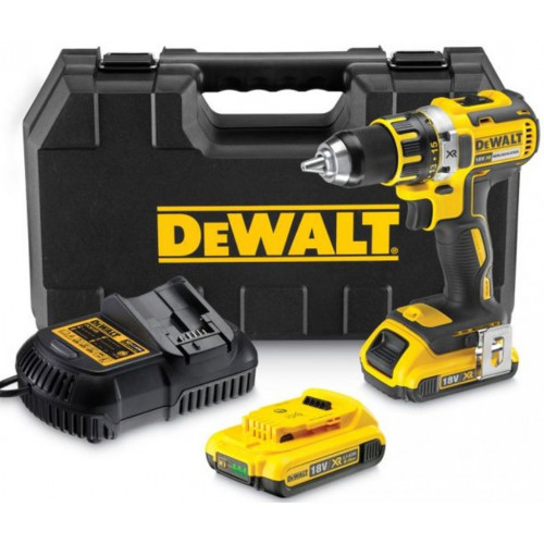 DeWALT DCD790D2-QW Akkus fúró-csavarozó XR (60Nm/18V/2x2,0Ah) Tstak
