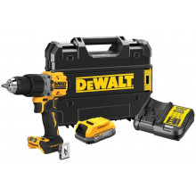 DeWALT DCD805E1T-QW Akkus ütvecsavarozó XR (90Nm/18V/1x1,7Ah PowerStack) Tstak