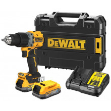 DeWALT DCD805E2T-QW Akkus ütvefúró-csavarozó XR PowerStack (90Nm/18V/2x1,7Ah) Tstak