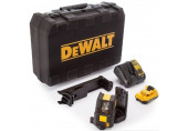 DeWALT DCE088D1G-QW Zöld önbeálló keresztlézer XR (10,8V/2,0Ah) Tstak